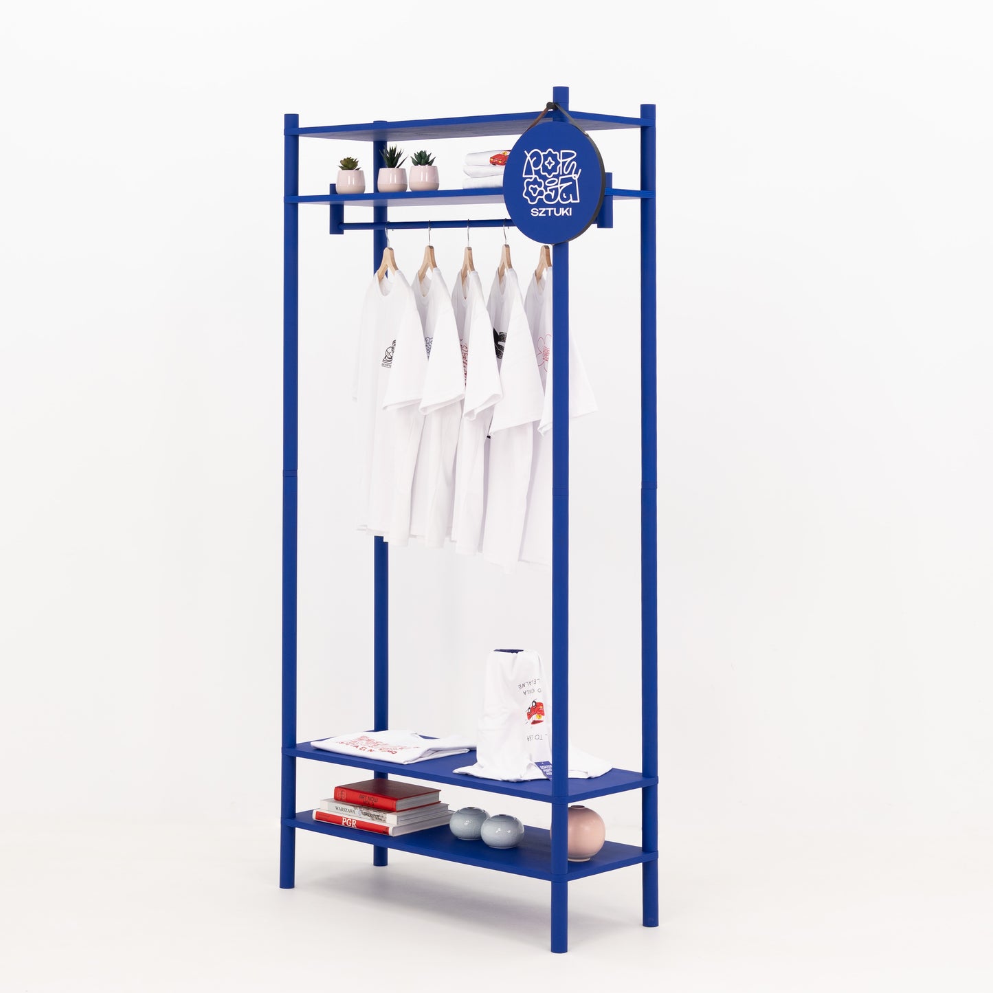 Mobiler Kleiderständer BR-01-ML für lange Kleidung | Wunschfarbe
