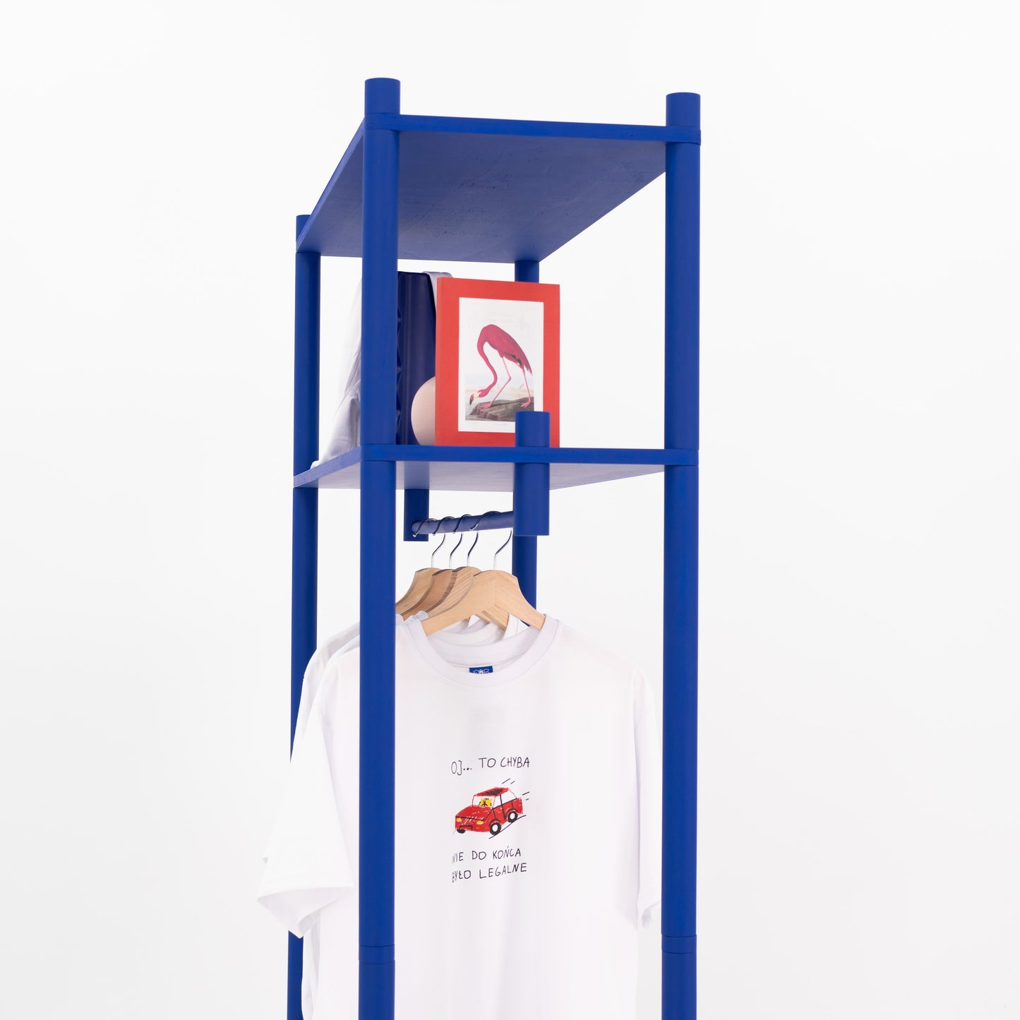 Klappbarer Kleiderständer BR-02-ML für kurze Kleidung | Wunschfarbe