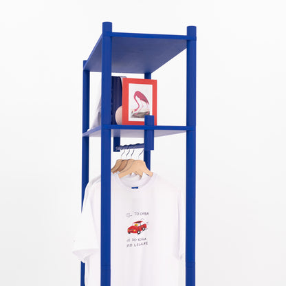 Collapsible Short-hang Clothing Rack BR-02-ML | custom color