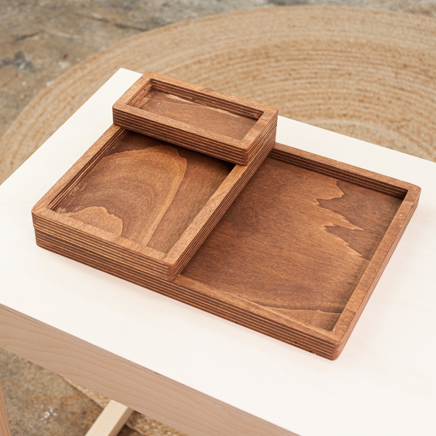 SAMPLE SALE | Display trays VAR-07-CF No. 56 | set of 3 sizes | great for jewelry, stationery, pins, small products