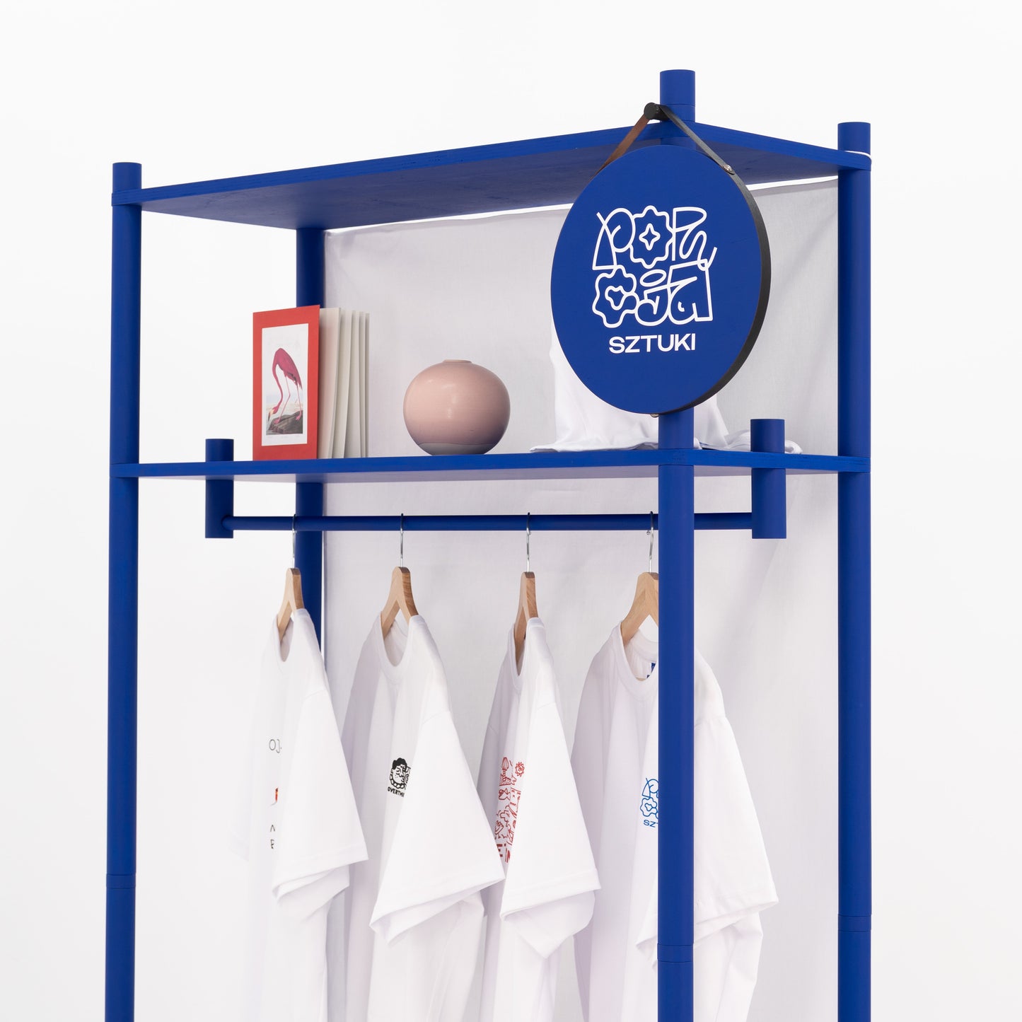 Klappbarer Kleiderständer BR-02-ML für kurze Kleidung | Wunschfarbe