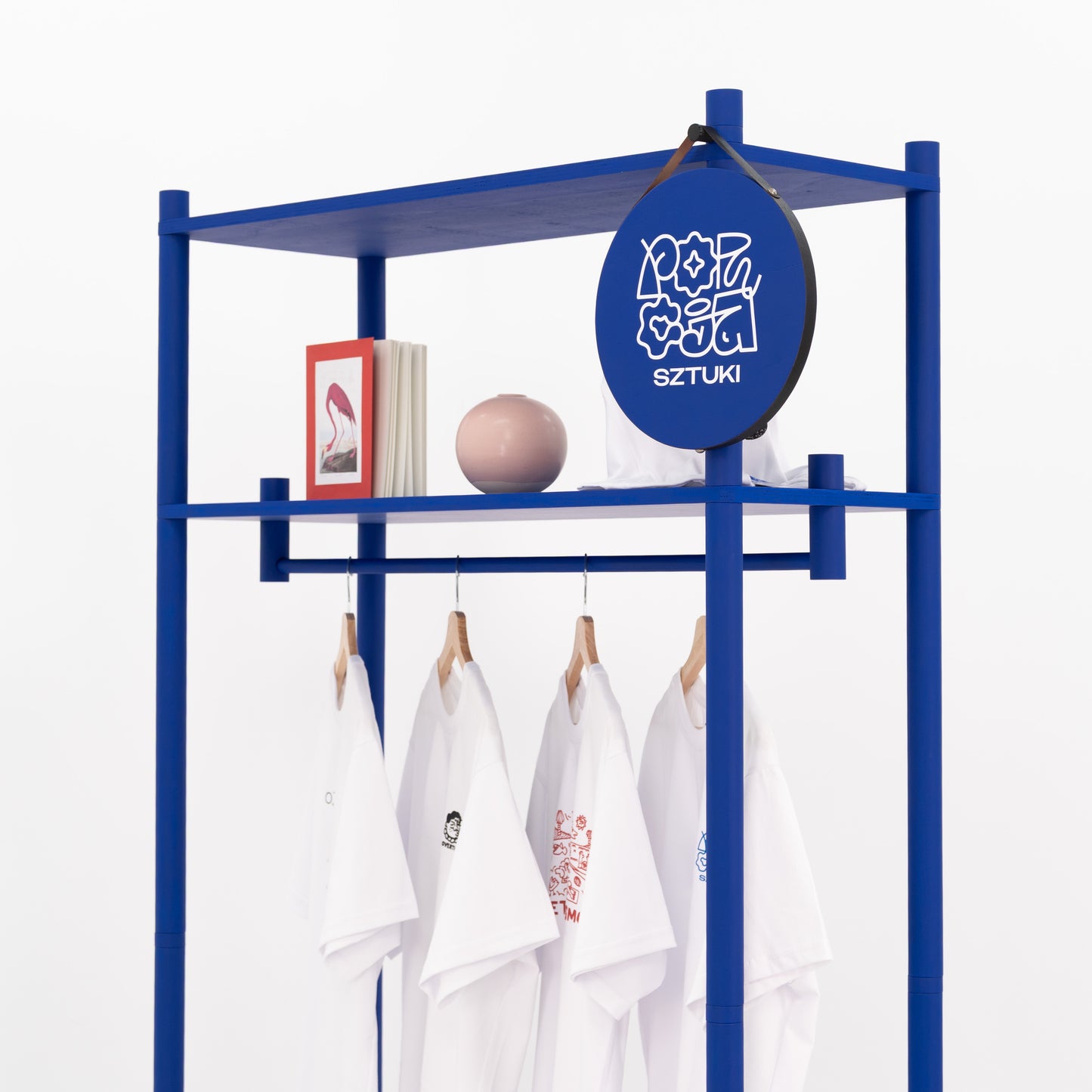 Klappbarer Kleiderständer BR-02-ML für kurze Kleidung | Wunschfarbe