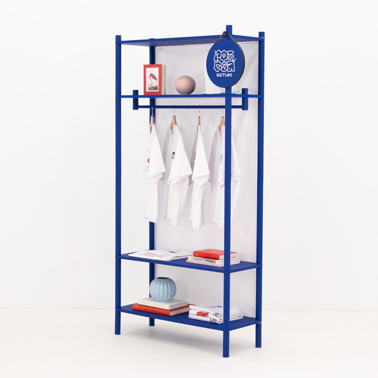 Klappbarer Kleiderständer BR-02-ML für kurze Kleidung | Wunschfarbe