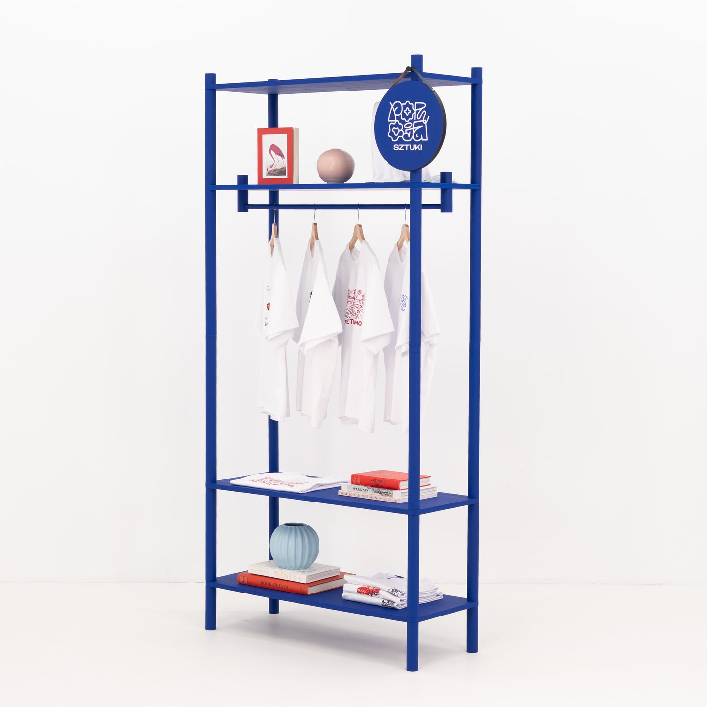 Klappbarer Kleiderständer BR-02-ML für kurze Kleidung | Wunschfarbe