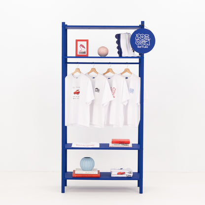 Collapsible Short-hang Clothing Rack BR-02-ML | custom color