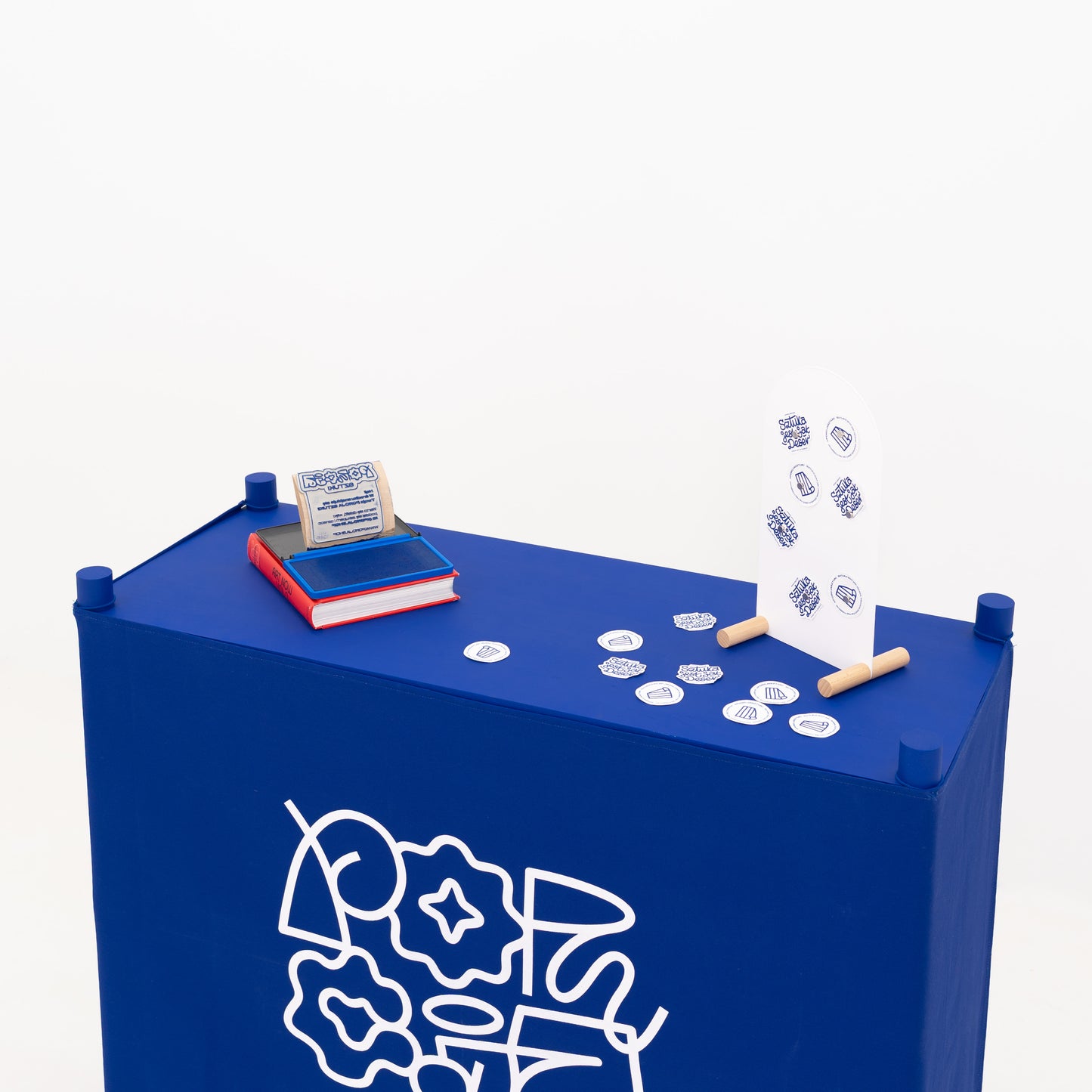 Comptoir de vente pliable BC-01-ML | couleur personnalisée
