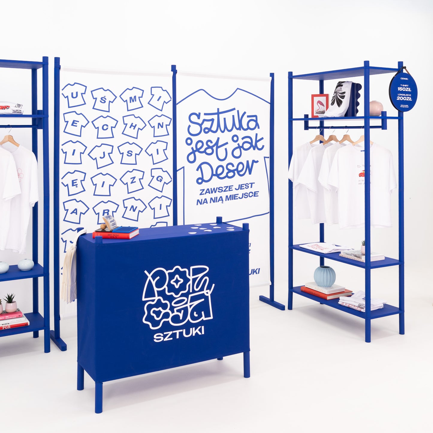 Klappbarer Kleiderständer BR-02-ML für kurze Kleidung | Wunschfarbe