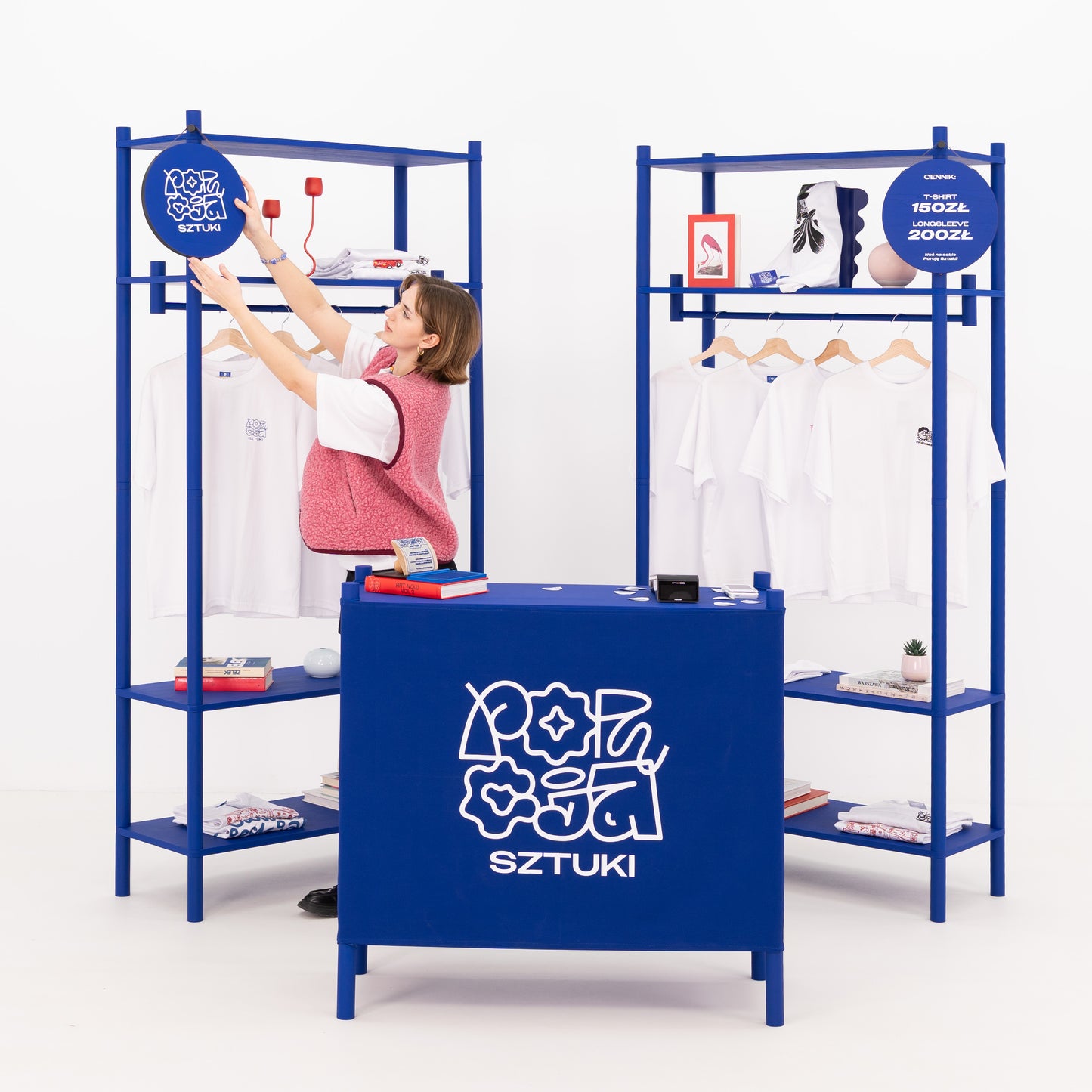 Mobiler Kleiderständer BR-01-ML für lange Kleidung | Wunschfarbe
