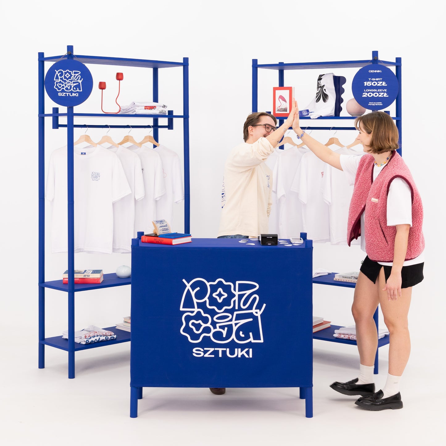 Klappbarer Kleiderständer BR-02-ML für kurze Kleidung | Wunschfarbe