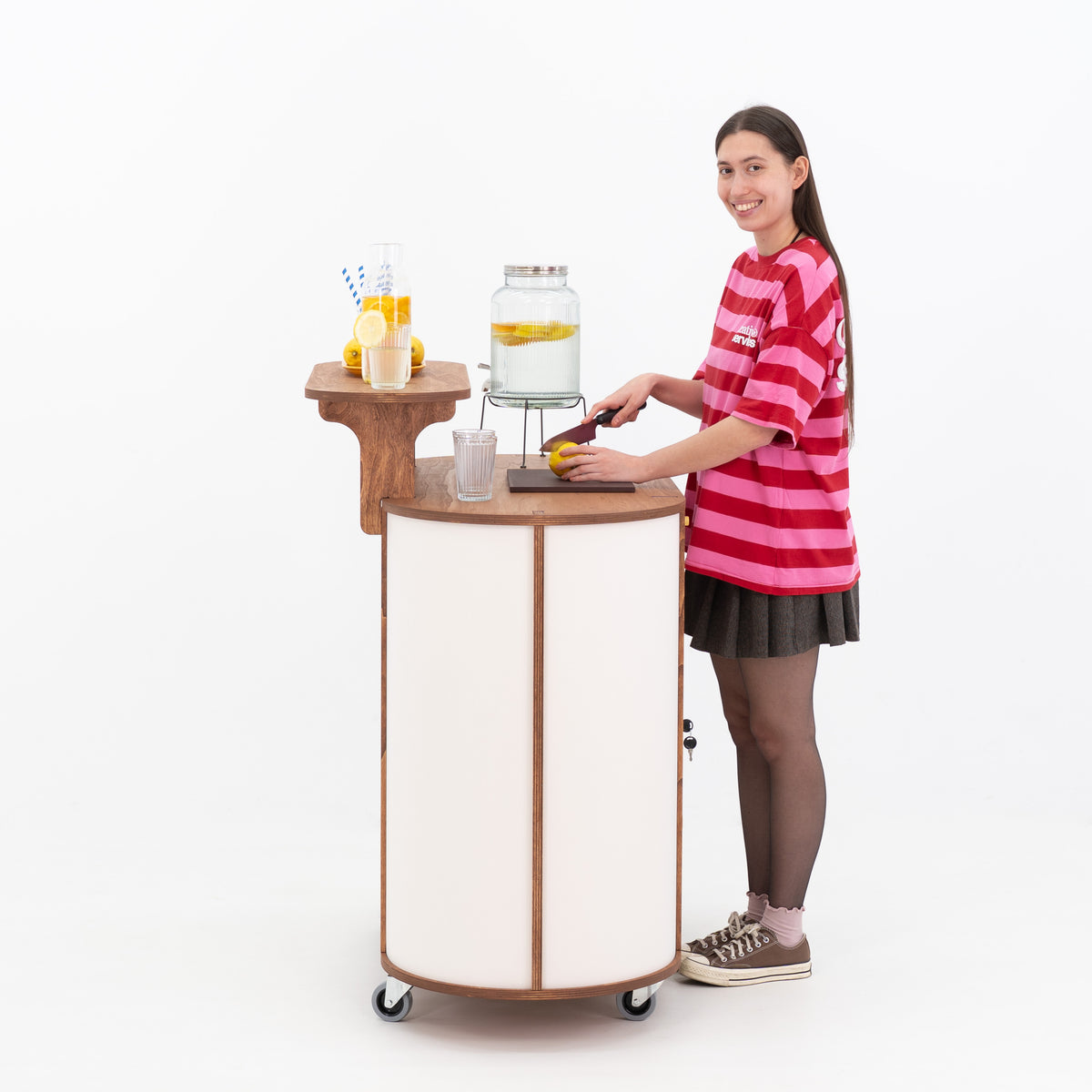 Compact Oval Counter VC-23-W-ML | custom color