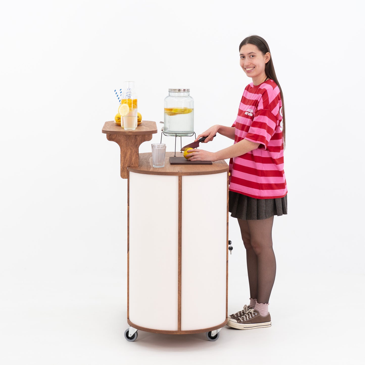 Compact Oval Counter VC-23-W-ML | custom color