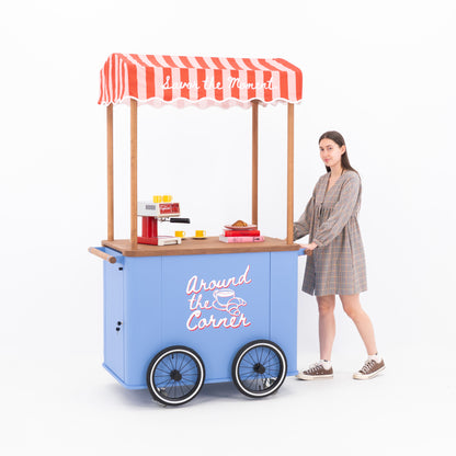 Mobile Activation Cart VC-34-W-ML | custom color