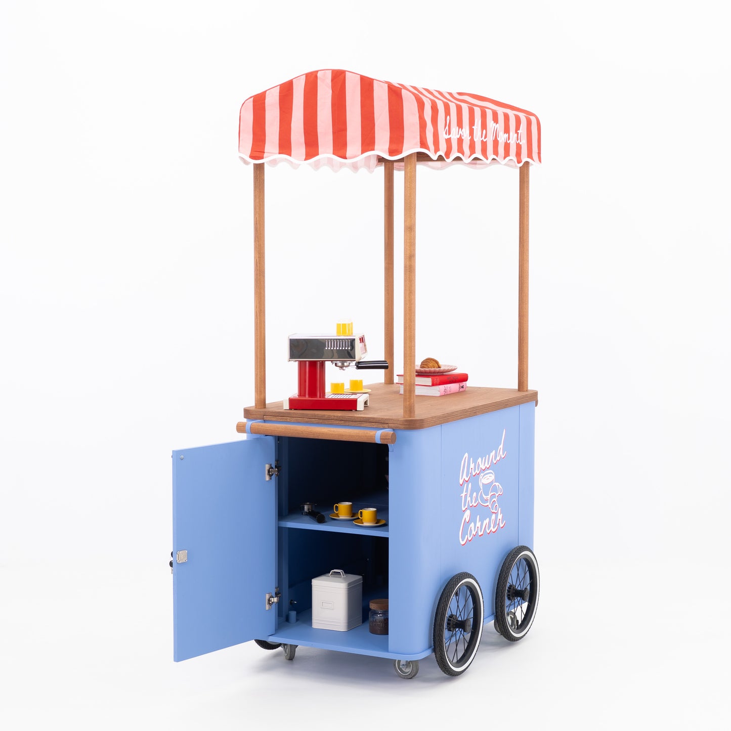 Mobile Activation Cart VC-34-W-ML | custom color