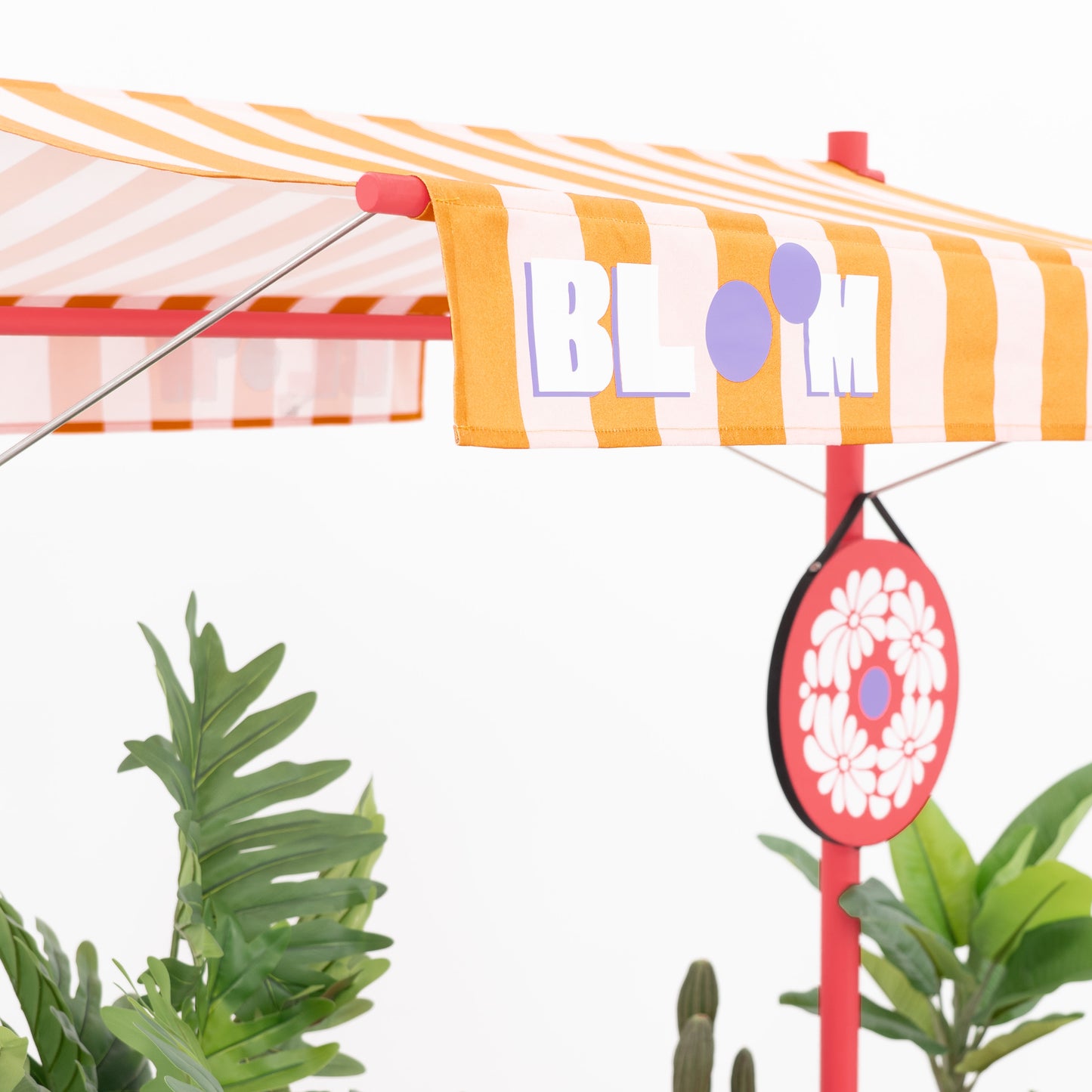 Market Stall Cart with Canopy BC-09-W-ML | custom color