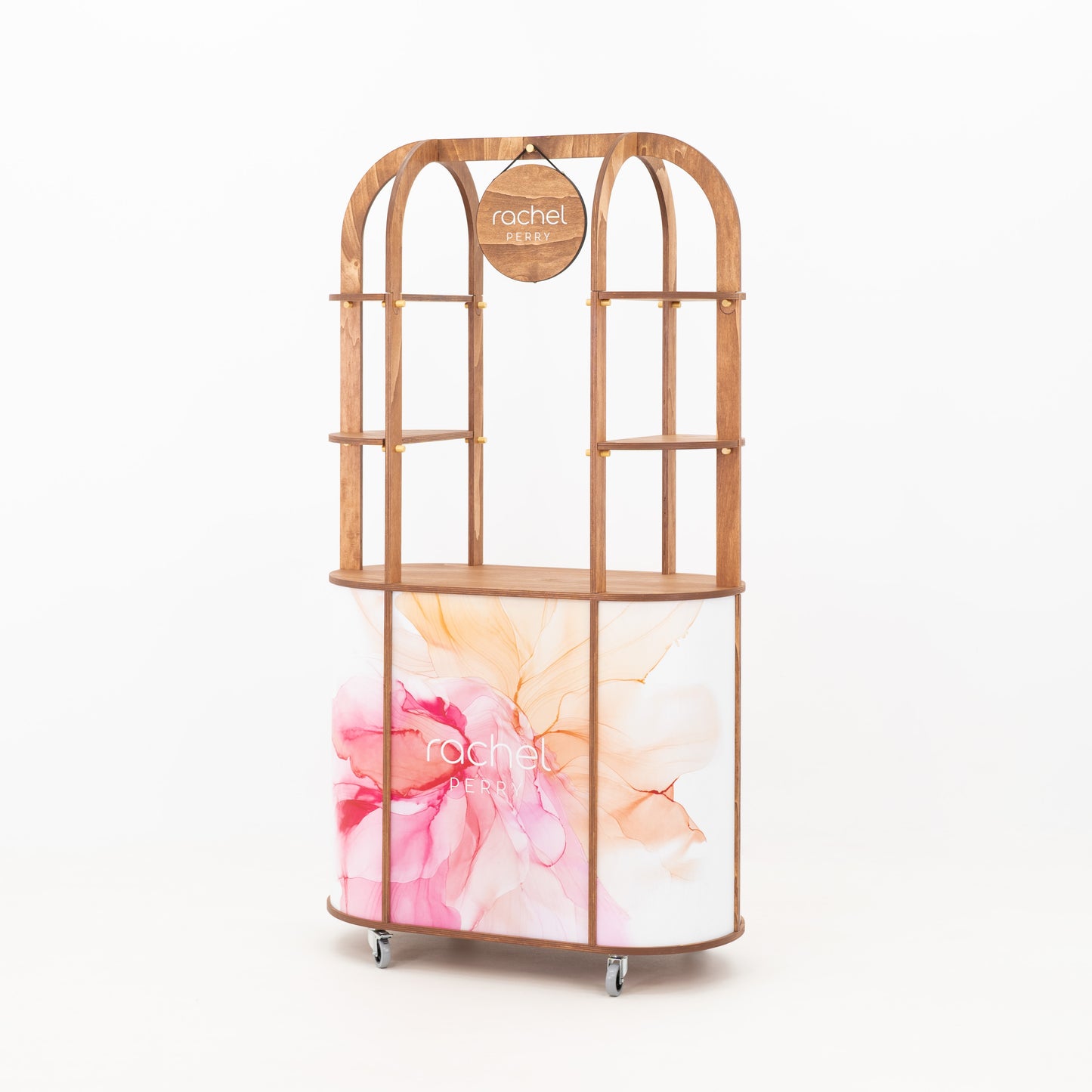 Carrello personalizzabile ovale compatto VC-26-W-ML | colore personalizzato