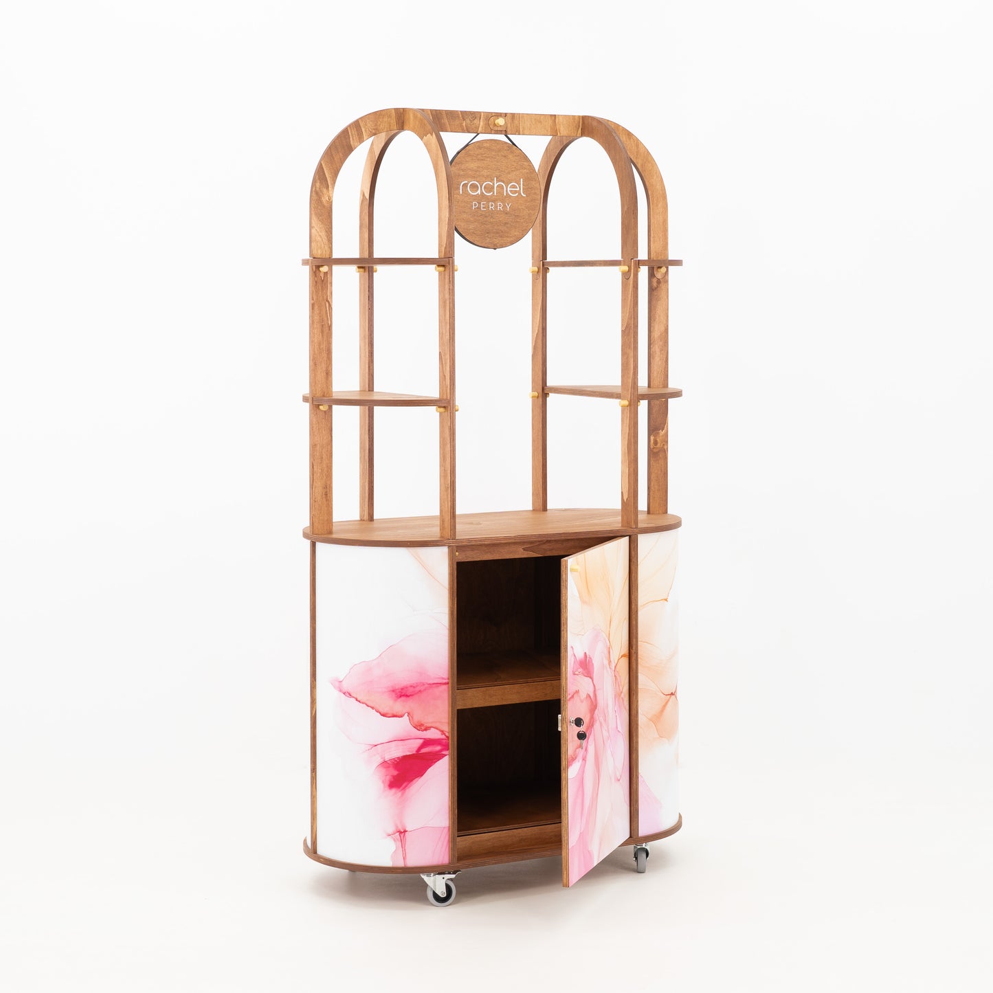 Carrello personalizzabile ovale compatto VC-26-W-ML | colore personalizzato
