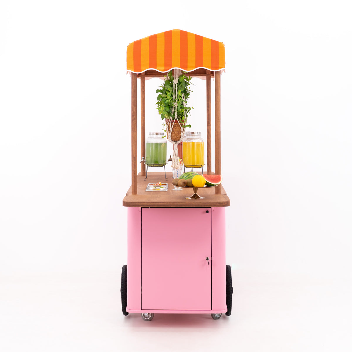Carrito grande para eventos con toldo VC-37-W-ML | color personalizado