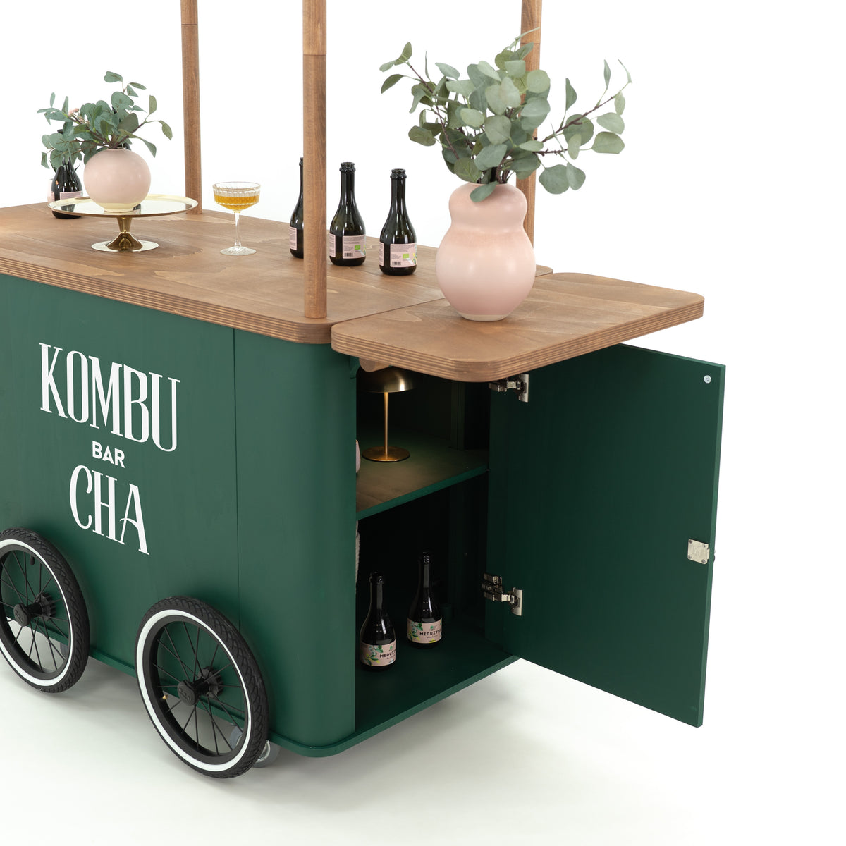 Chariot événementiel mobile VC-34-W-ML | couleur personnalisée