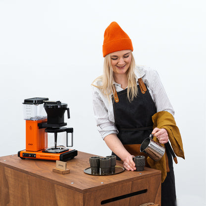 Wooden exhibition setup 