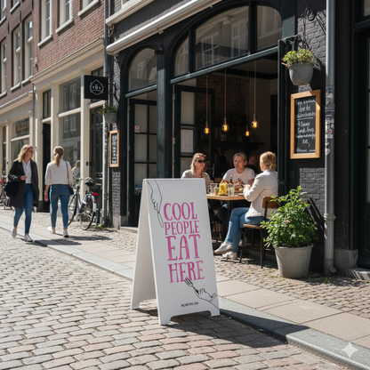 Metalowy potykacz reklamowy SB-A-B | kolor biały 