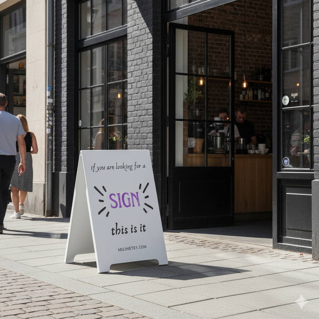 Metalowy potykacz reklamowy SB-A-B | kolor biały 