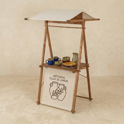 Market Stall VC-01-CF | coffee color