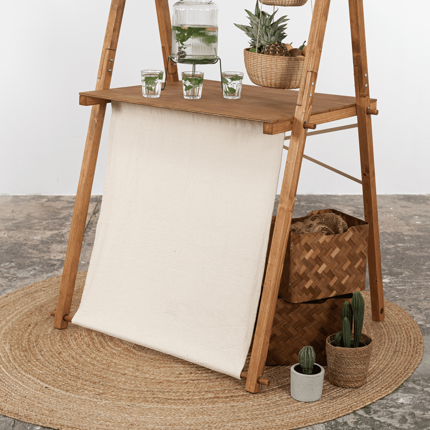 Market stall VC-01-CF | coffee color