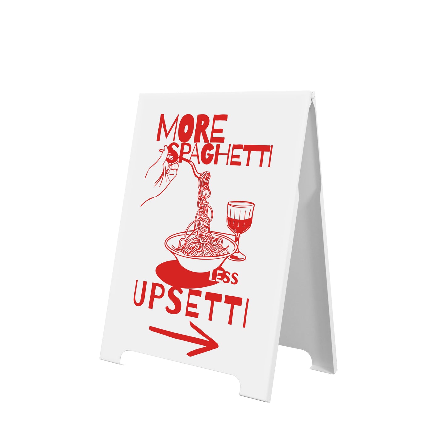 Metalowy potykacz reklamowy SB-A-B | kolor biały 