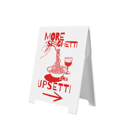 Metalowy potykacz reklamowy SB-A-B | kolor biały 