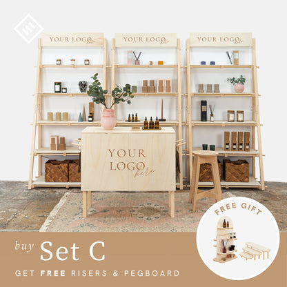 Free gifts - risers and pegboard