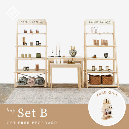 Free pegboard added to the set