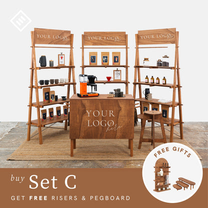 Additional accessories included with furniture set


