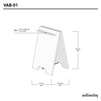 OUTLET | Necklace display stand VAB-01-NT | natural color