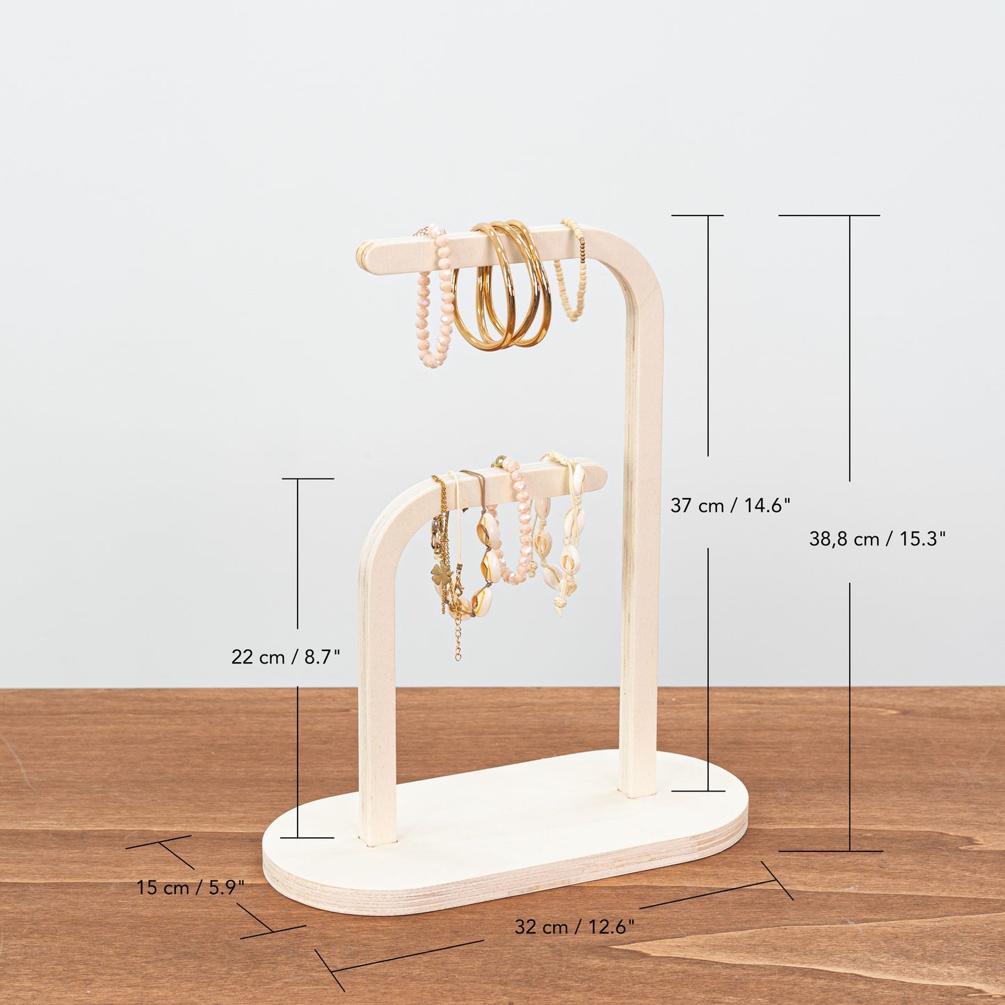 SAMPLE SALE | Jewelry display stand for necklaces, bracelets and rings VAB-06-NT No. 11 | fair and boutique display