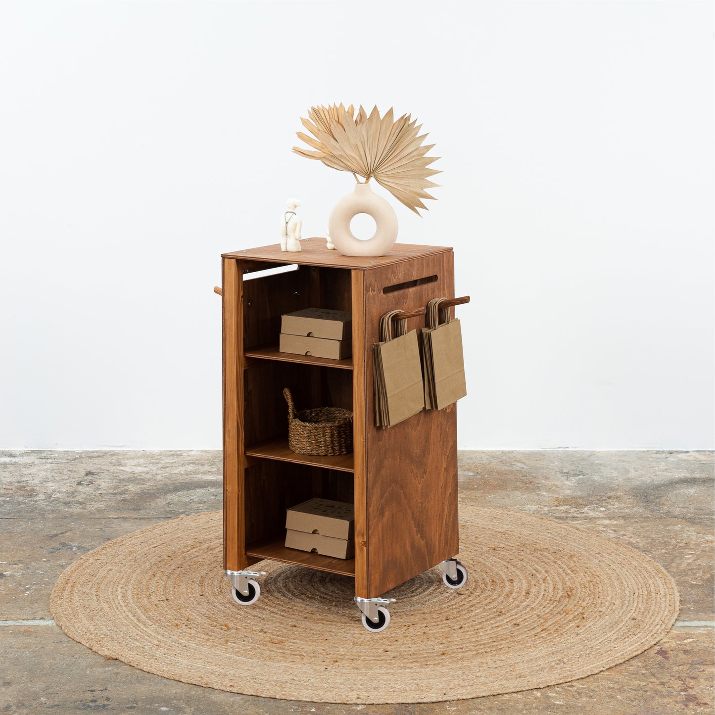 Host stand VC-06-W-CF | coffee color