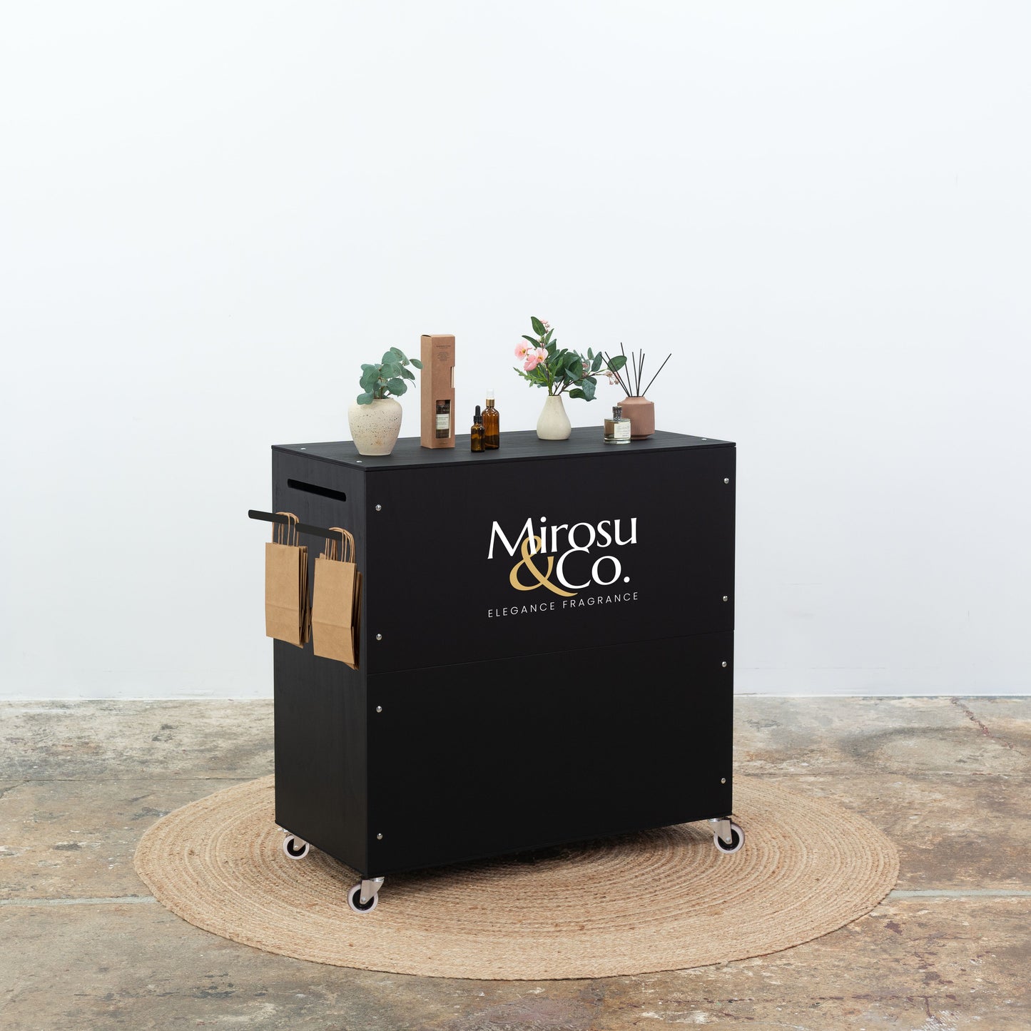Caisse de caisse VC-08-W-BL | couleur noire