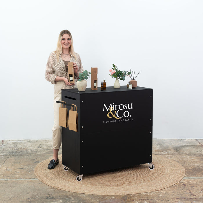 Checkout Stand VC-08-W-BL | black color