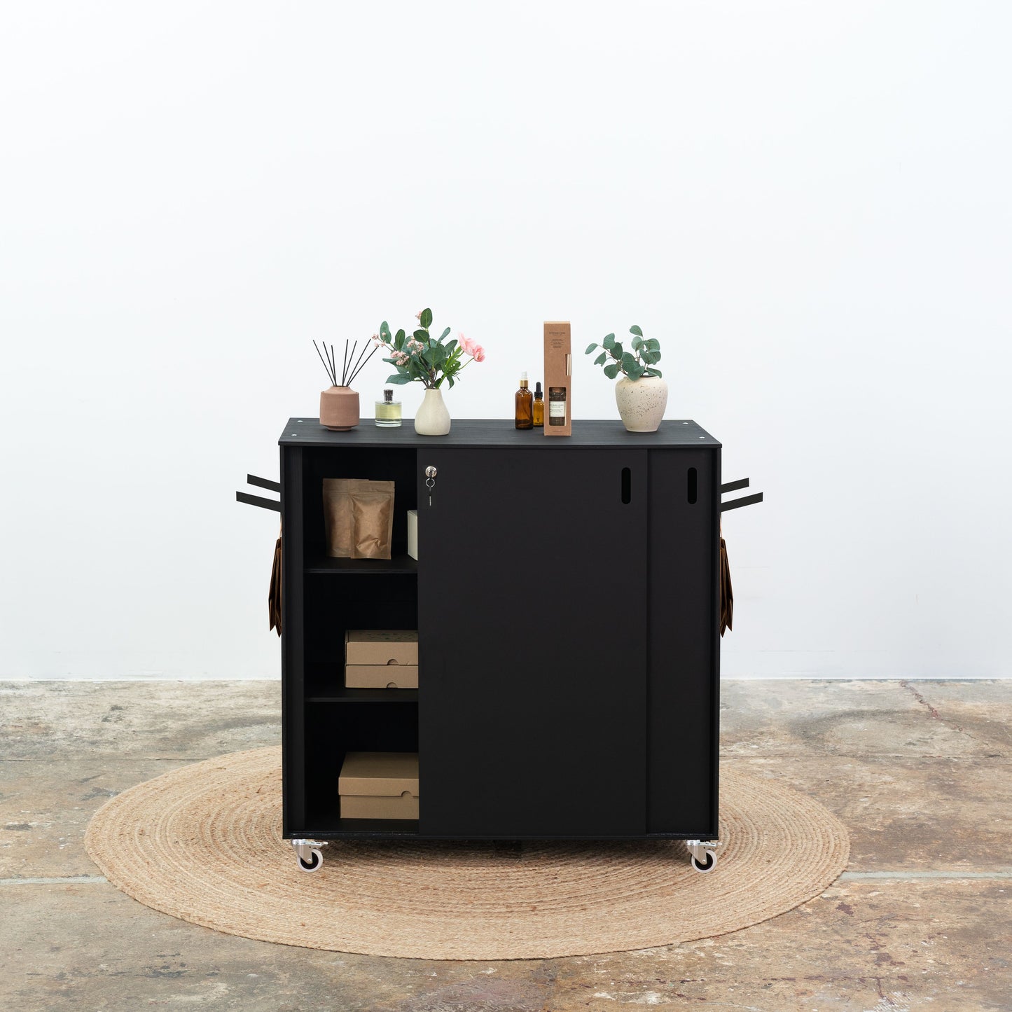 Caisse de caisse VC-08-W-BL | couleur noire