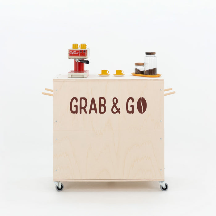 Checkout Stand VC-08-W-NT | natural color