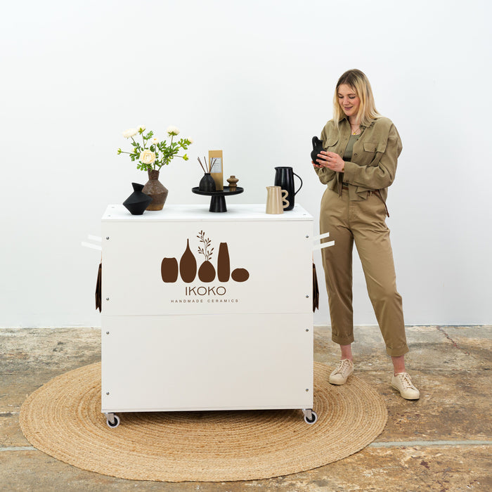 Checkout Stand VC-08-W-WT | white color