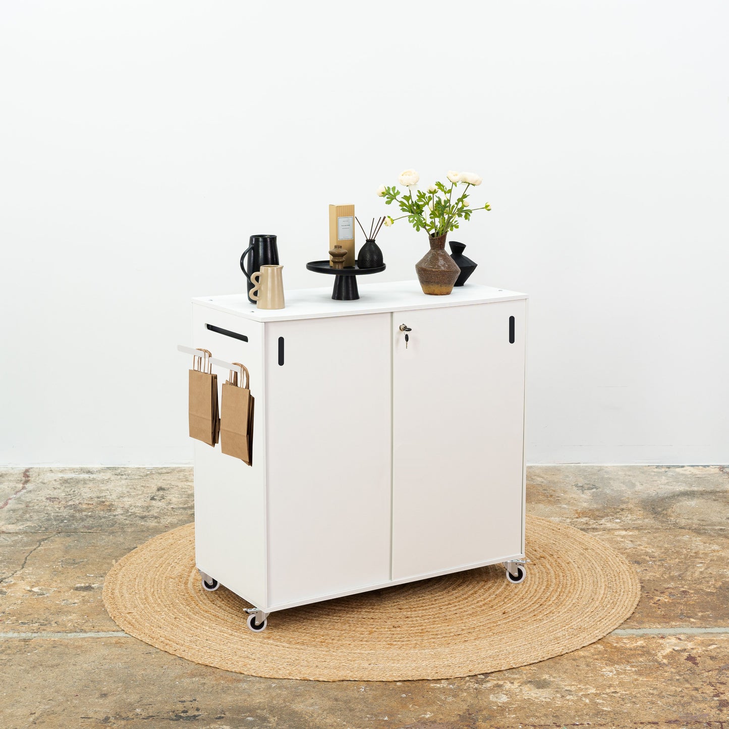 Caisse de caisse VC-08-W-WT | couleur blanche