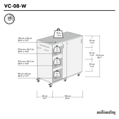 Checkout Counter VC-08-W-ML | custom color