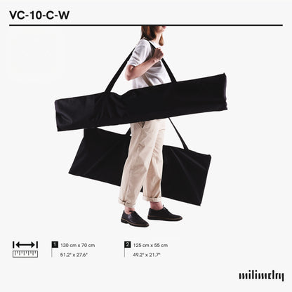 Vendor Table With Shelves VC-10-C-W-NT | natural color