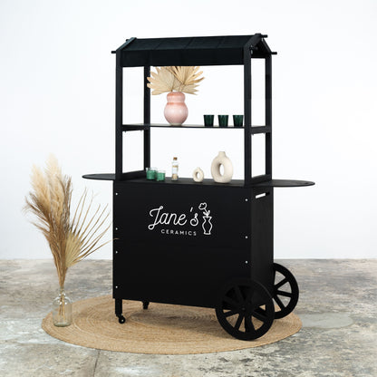 Event cart VC-11-W-BL | black color