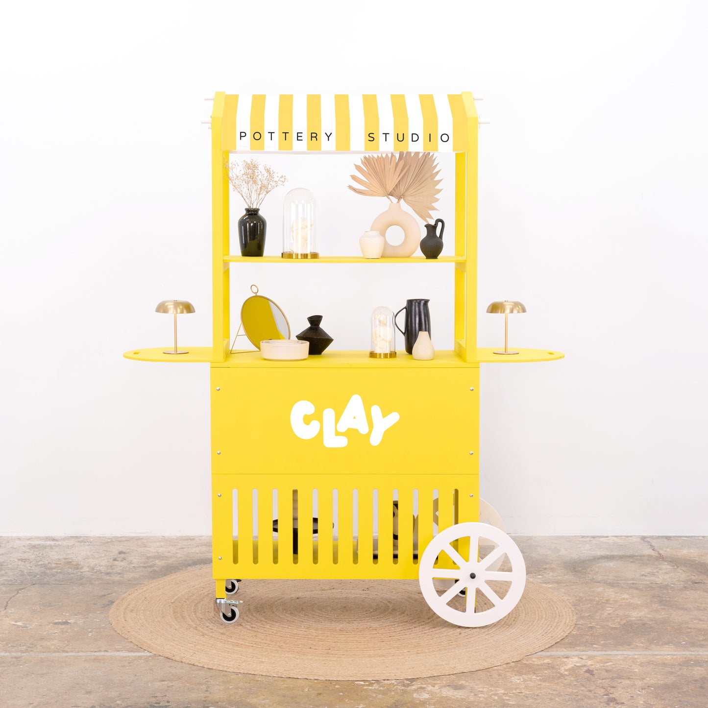 Customizable event cart VC-11-W-ML | custom color