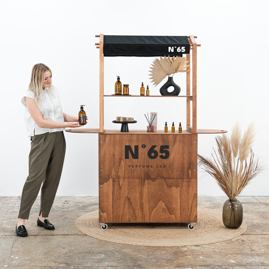 Mobile bar VC-12-W-CF | coffee color