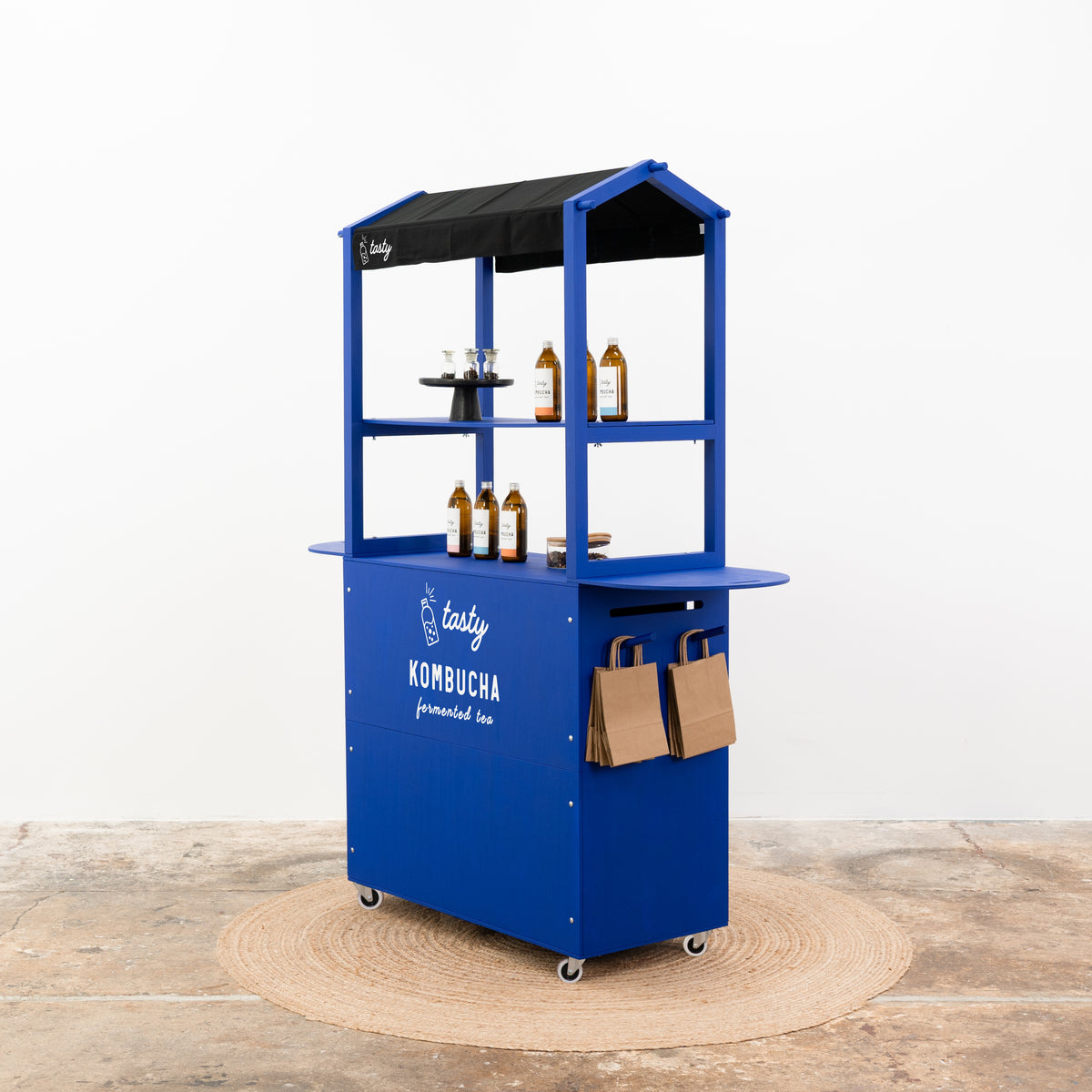 Customizable Mobile Bar VC-12-W-ML | custom color