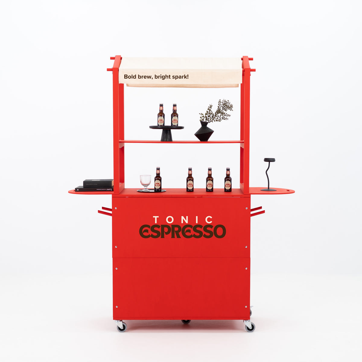 Customizable Mobile Bar VC-12-W-ML | custom color