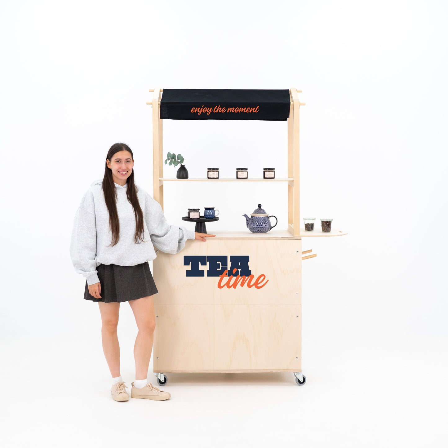 Customizable Mobile Bar VC-12-W-ML | custom color