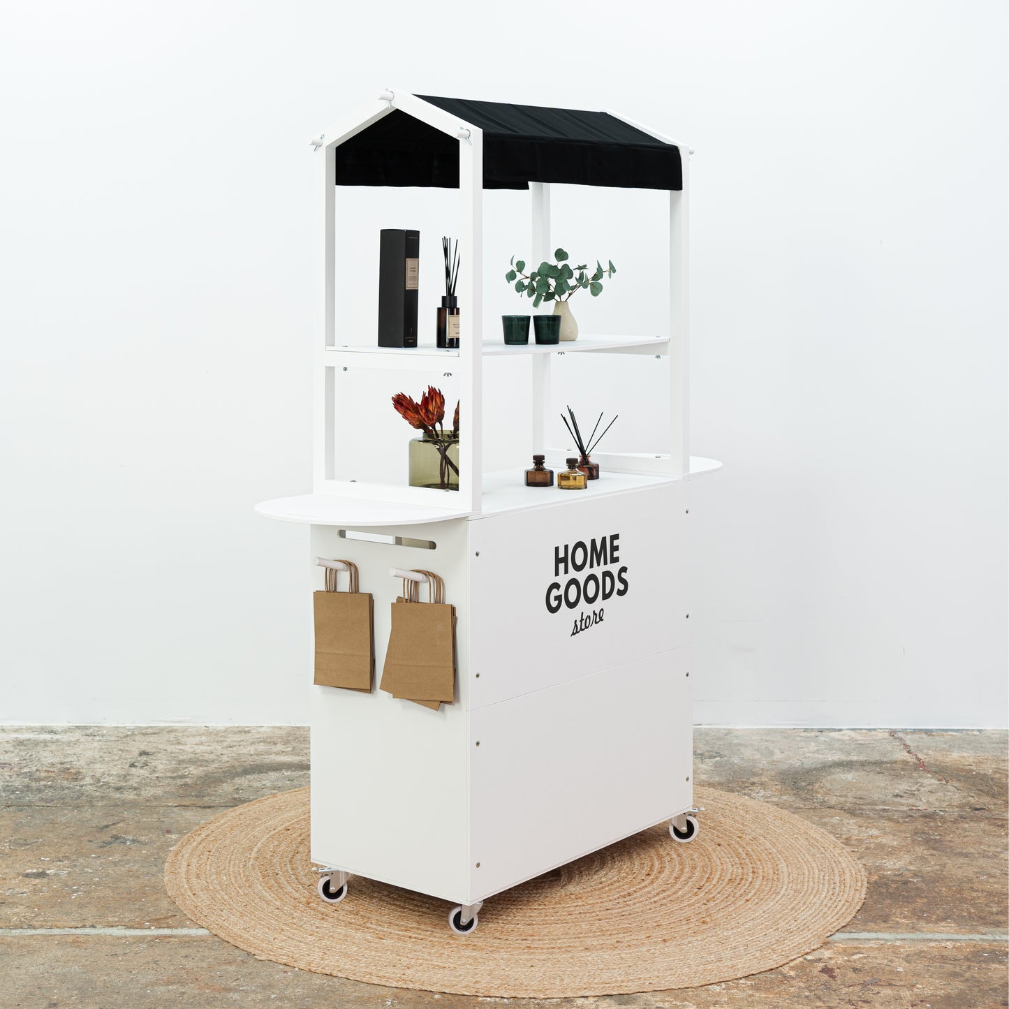 Bar mobile VC-12-W-WT | couleur blanche